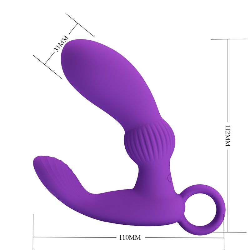 Masajeador Vibrador Prostático Anal  Purple