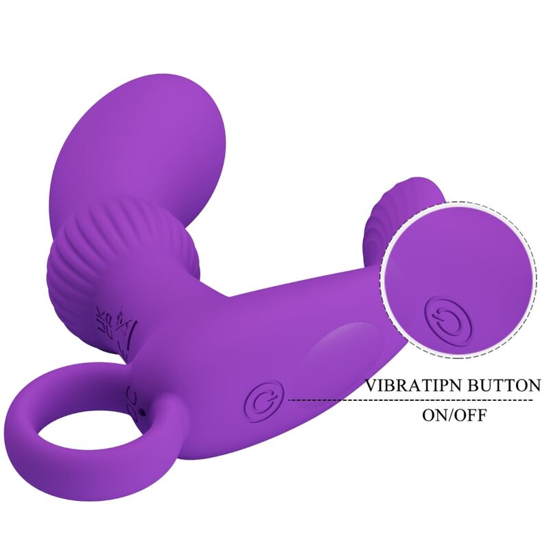 Masajeador Vibrador Prostático Anal  Purple