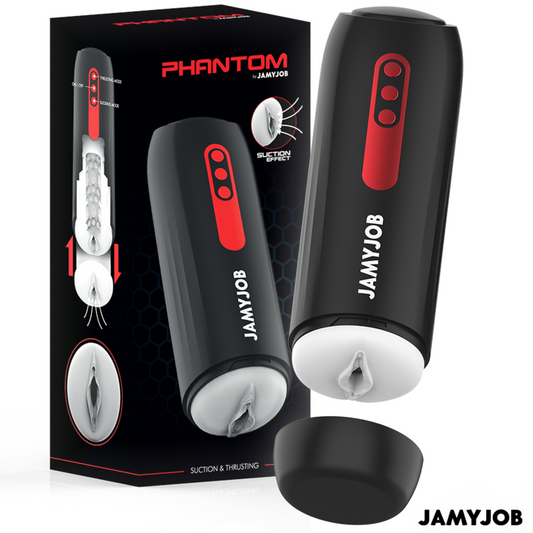 Masturbador Phantom con Succión y Empuje