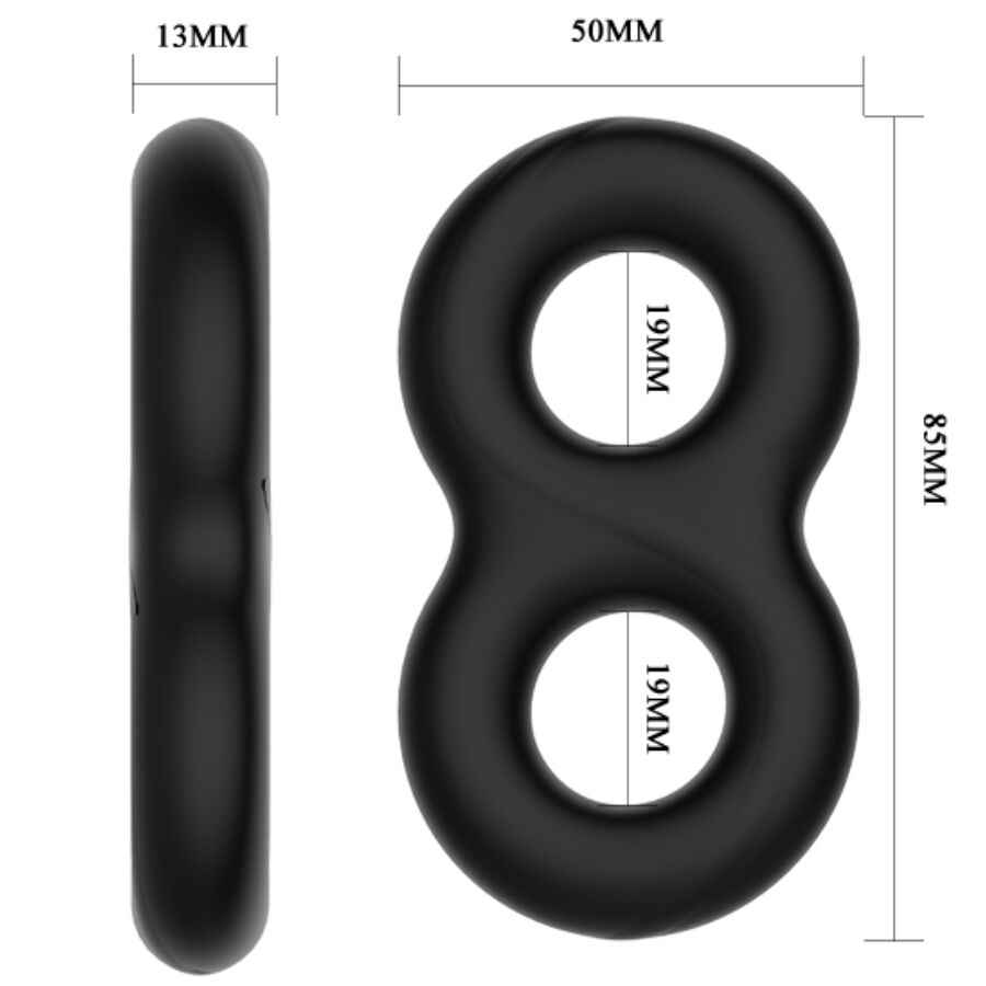 Anillo Silicona Super Flexible Pene y Testículos