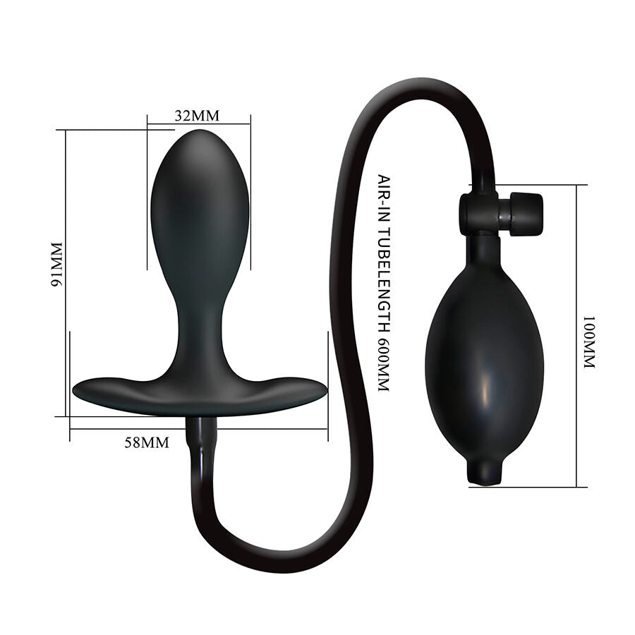 Plug Anal Inflable Ajustable