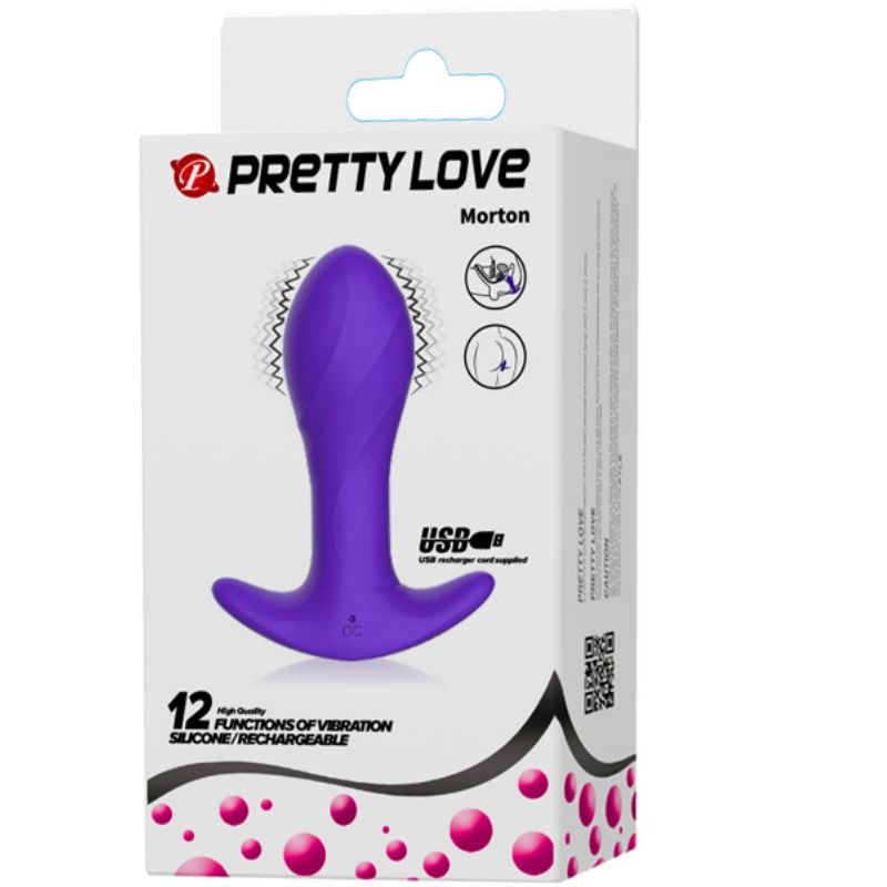 Butt Plug Anal Recargable Pretty Love Purple