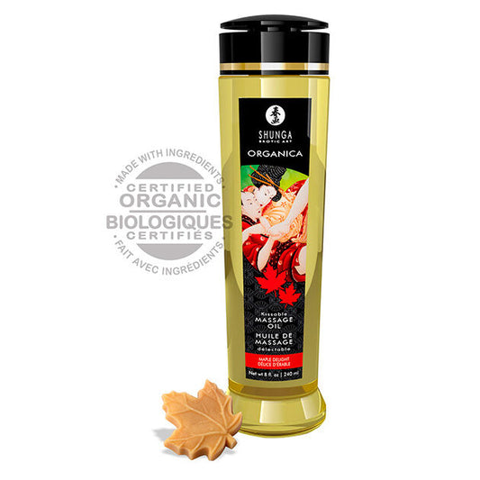 Aceite de Masaje Shunga Orgánico Delicia de Arce 240 ML