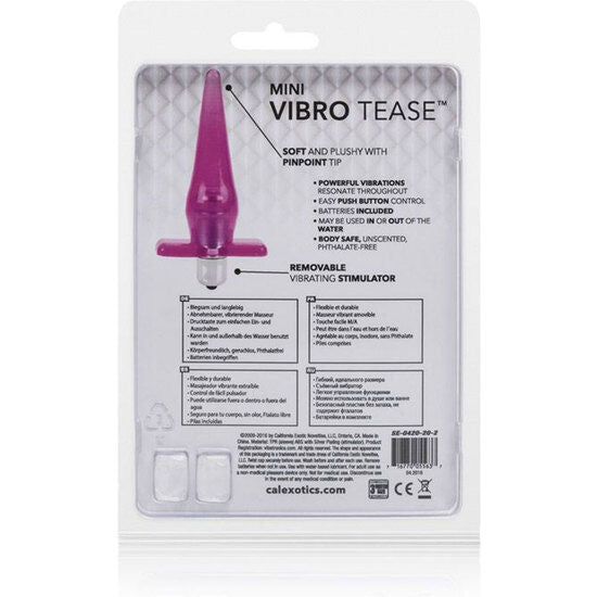 Mini Plug Anal Vibro Tease Rosa