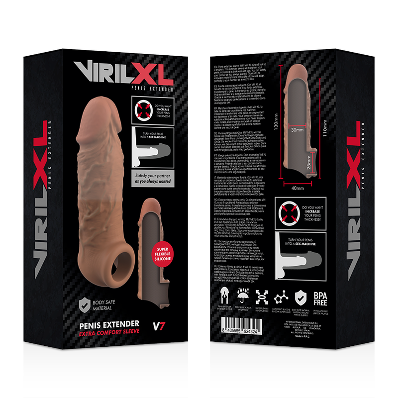 Extensión y Funda de Pene  VirilXL V7