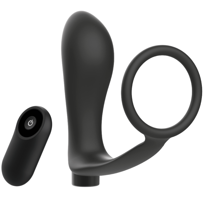 Vibrador Prostático con Anillo Control Remoto USB