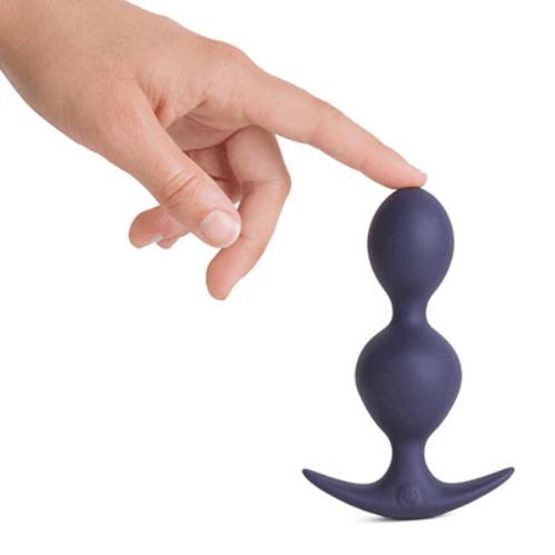 Plug Anal Bolas Vibrador USB Control Remoto Silicona