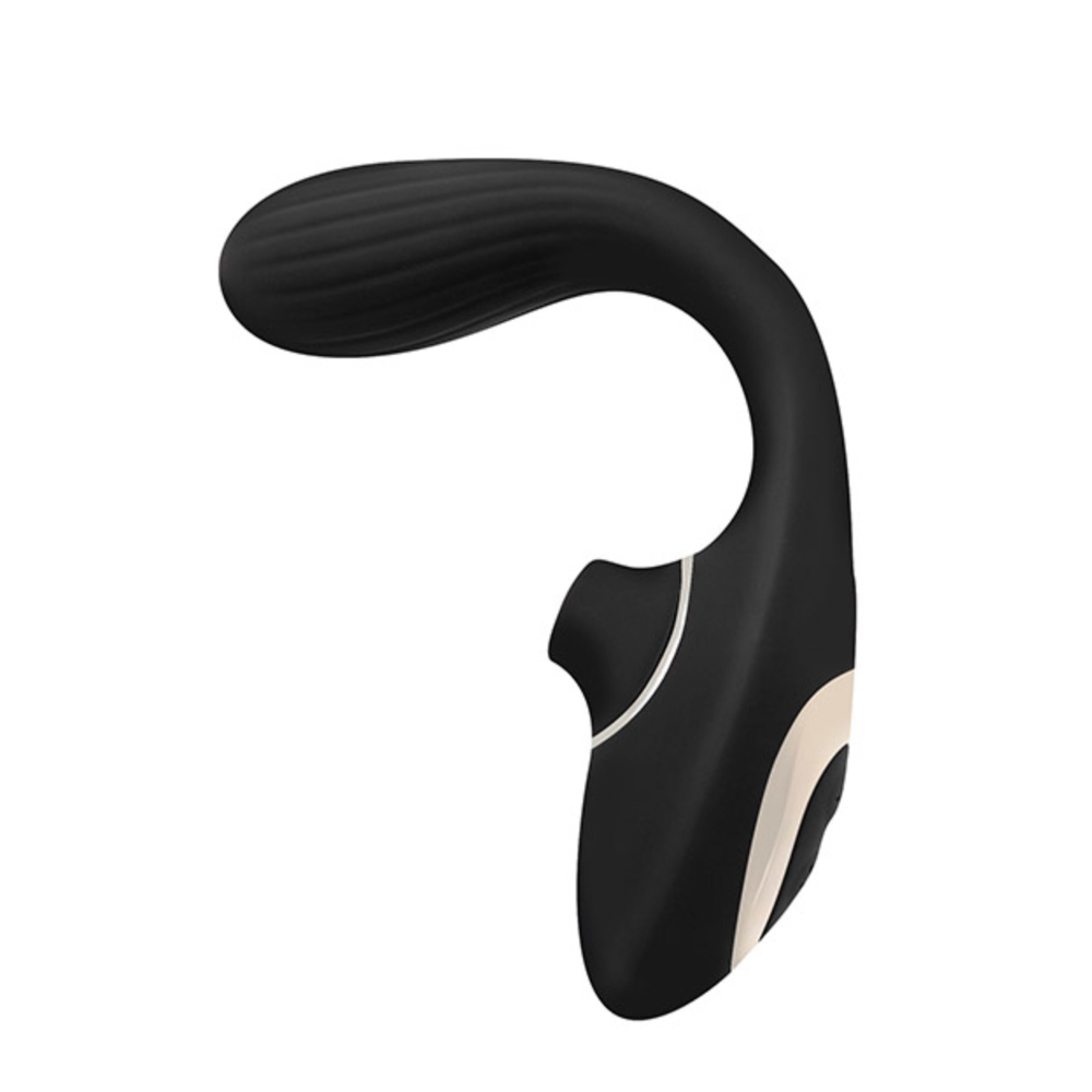 Succionador Vibrador Pleasures Dual Suction Black