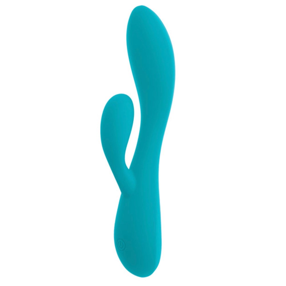 Vibrador Doble Euphoria Recargable Turquesa