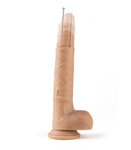 Vibrador Realístico R14 23CM Sube y Baja con Control Remoto