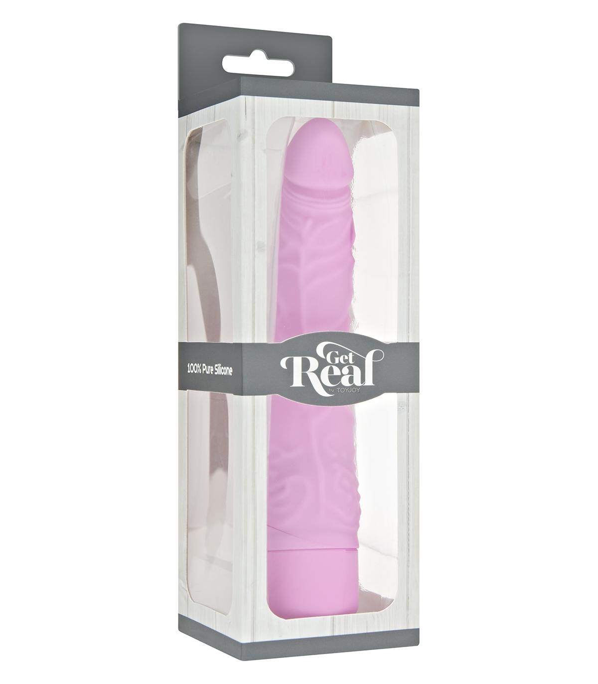 Vibrador Classic Slim Silicona Rosa Fino