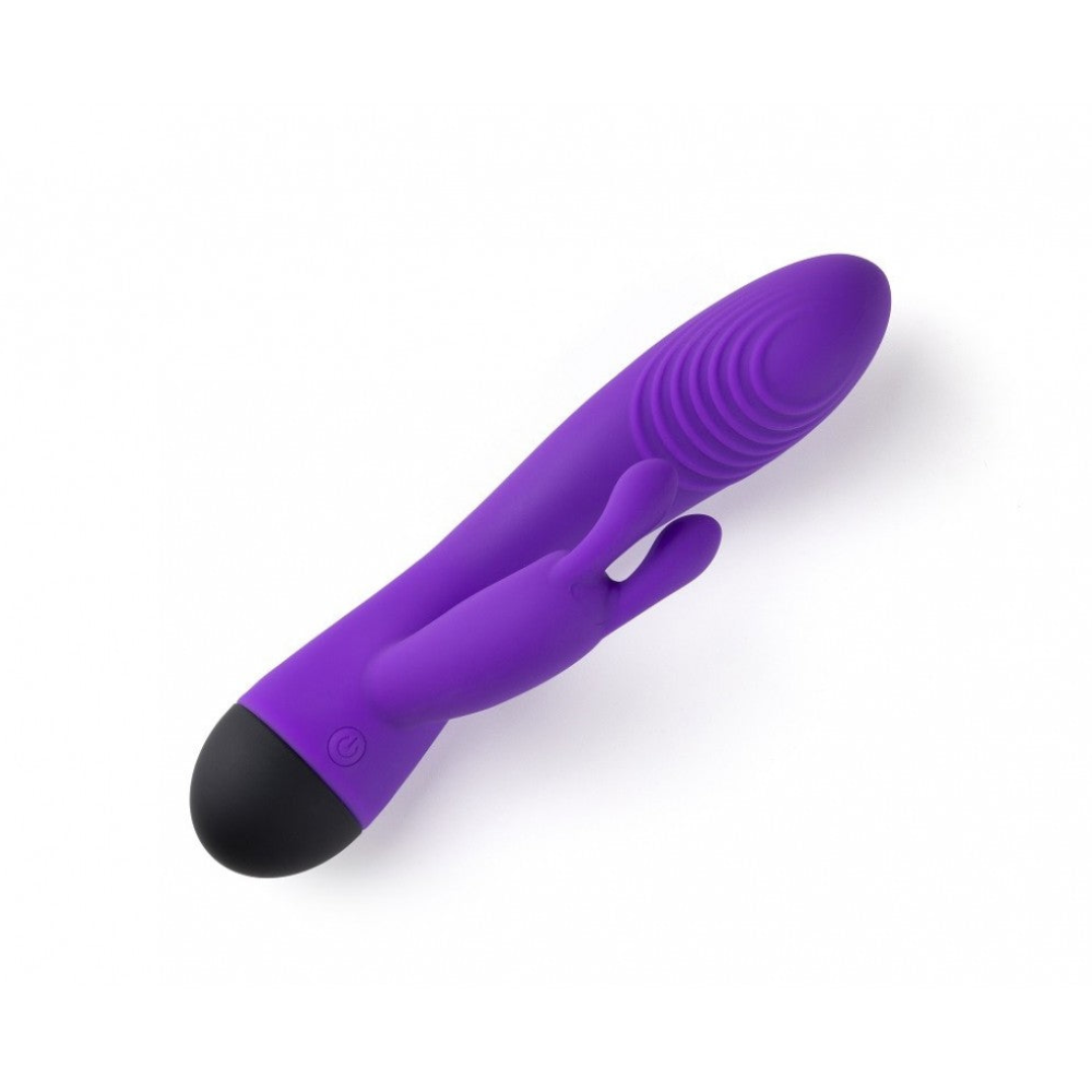 Vibrador Conejito Punto G V6 Morado USB