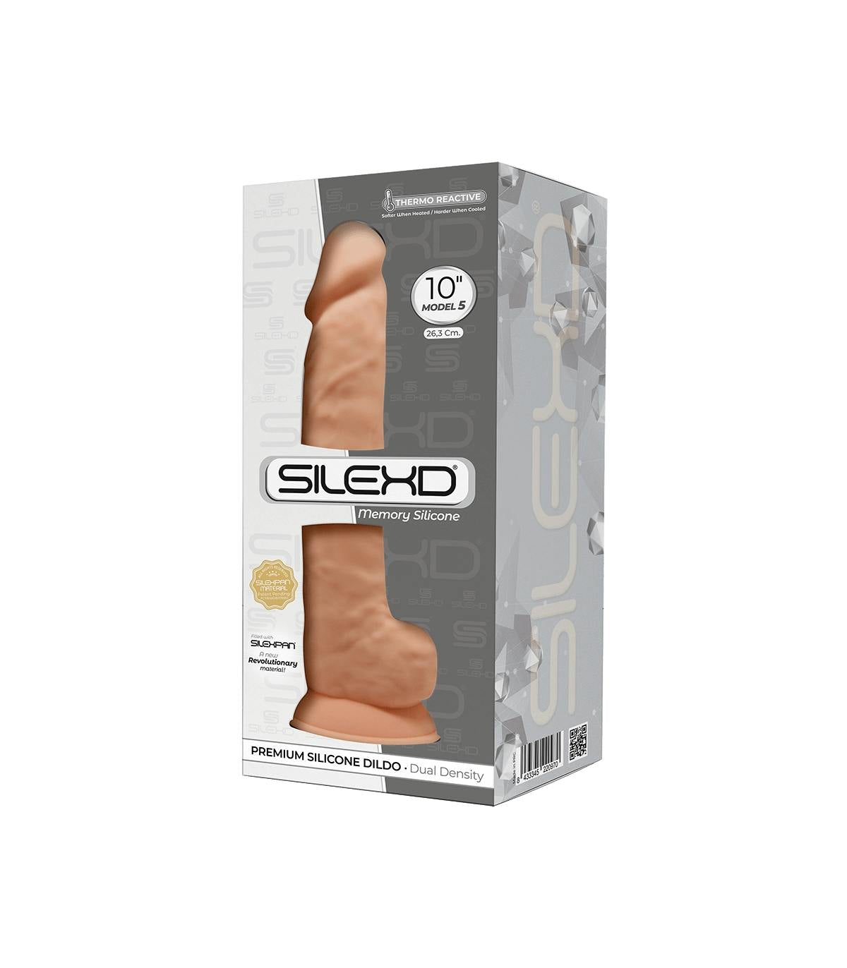 Silexd Dildo Silicona 10" Model 1 Thermo Reactive
