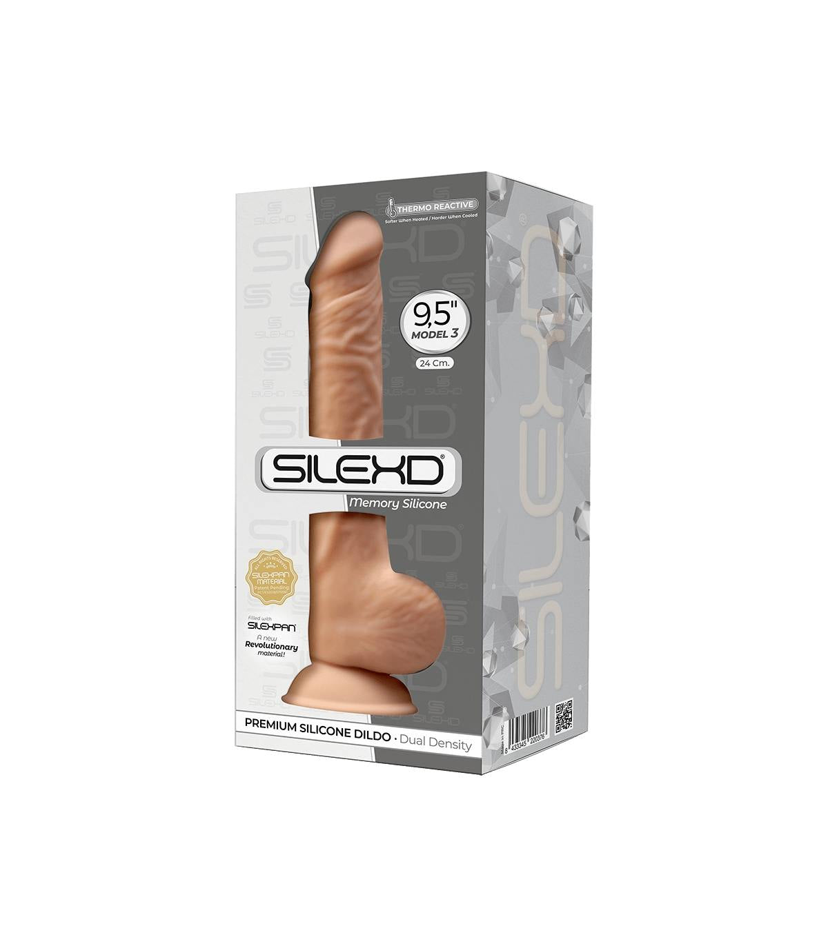 Silexd Dildo Silicona 9,5" Model 3 Thermo Reactive