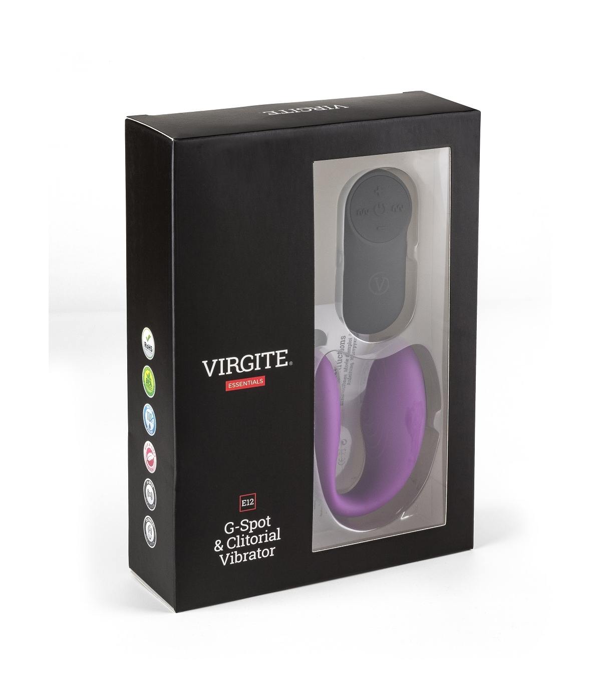 Vibrador Punto G y Clitoris E12 Morado Parejas