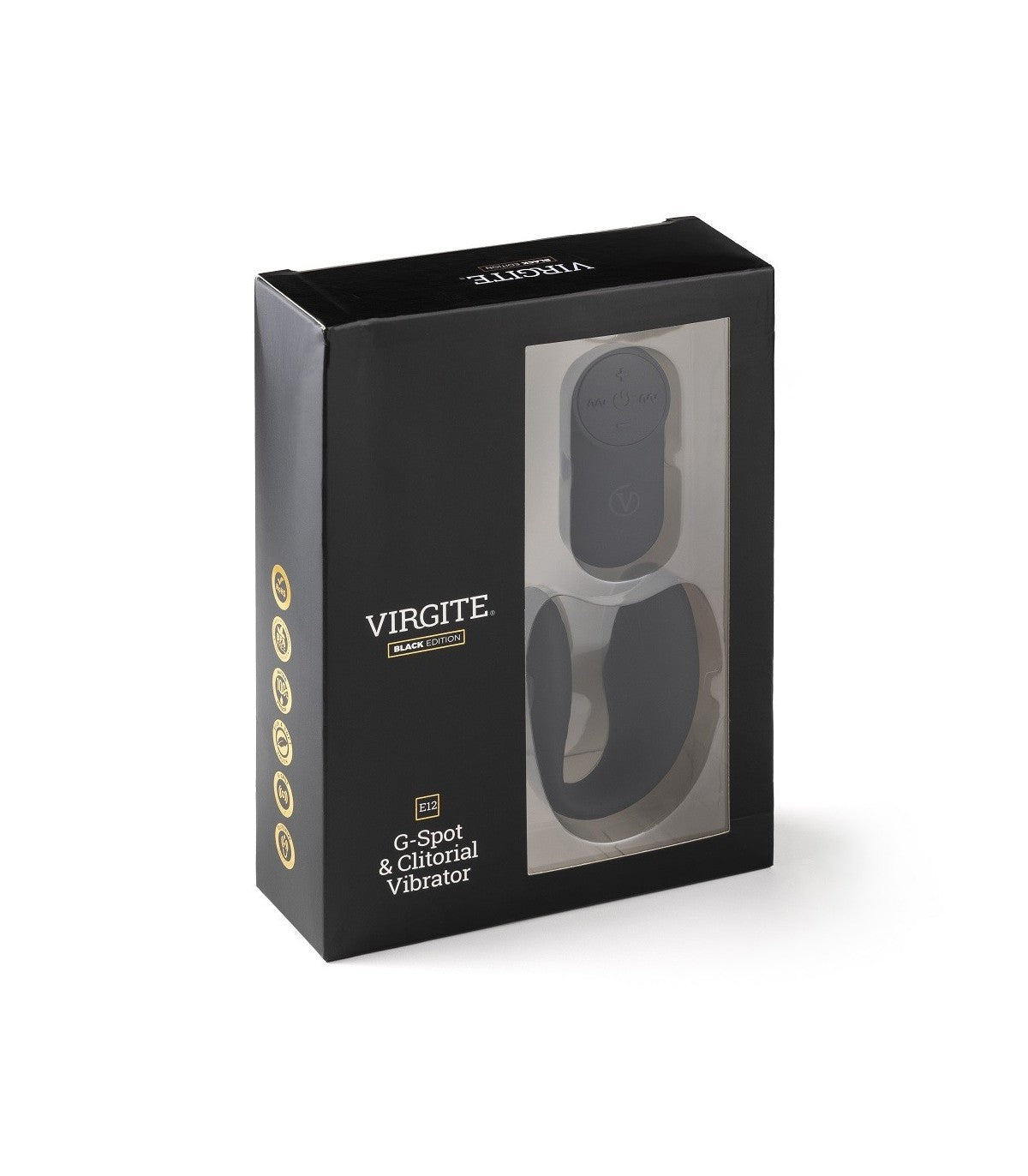 Vibrador G-Spot & Clítoris Control Remoto E12 Black Edition