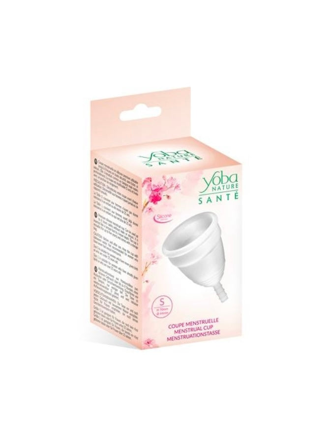 Copa Menstrual Yoba Silicona Blanca Talla S