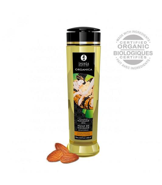 Aceite de Masaje Shunga Orgánico Almendras 240 ML