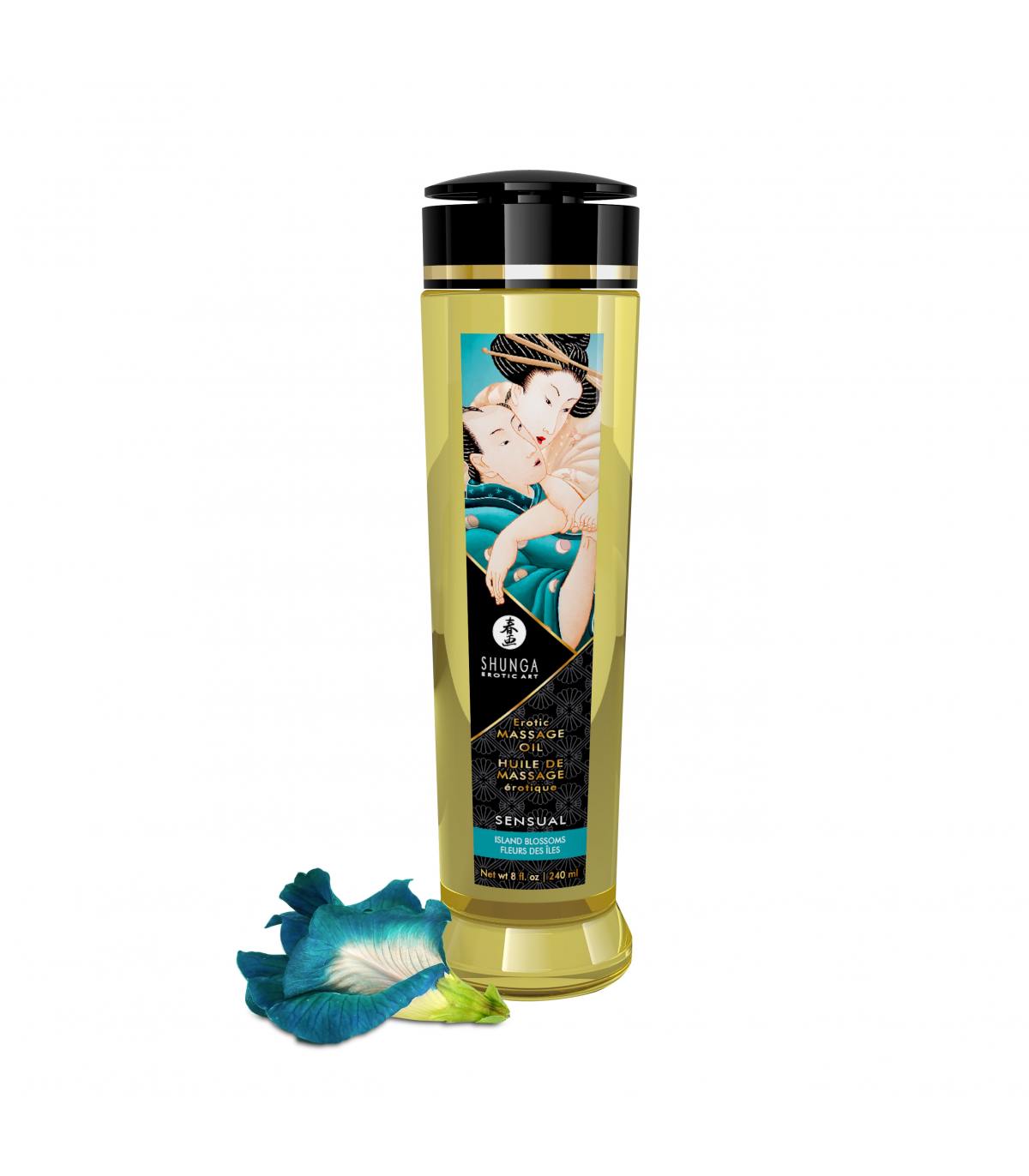 Aceite de Masaje Shunga Sensual Flor de Islas 240ML