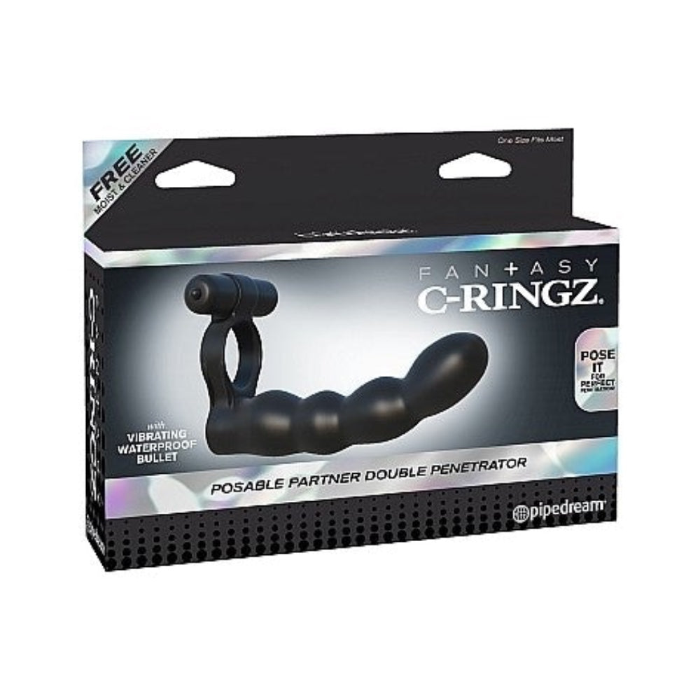 Arnés Anillo Vibrador Doble Penetración – Kimarite