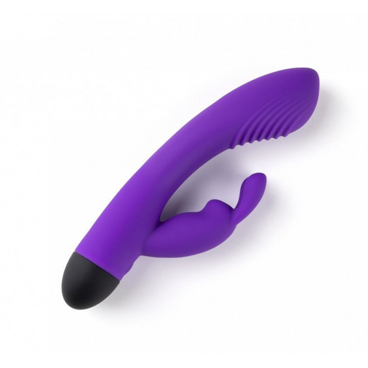 Vibrador Conejito Punto G V6 Morado USB