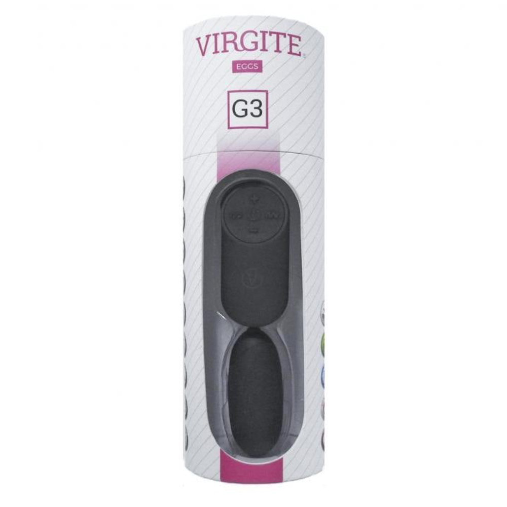 Huevo Vibrador Control Remoto Virgite G3 Negro