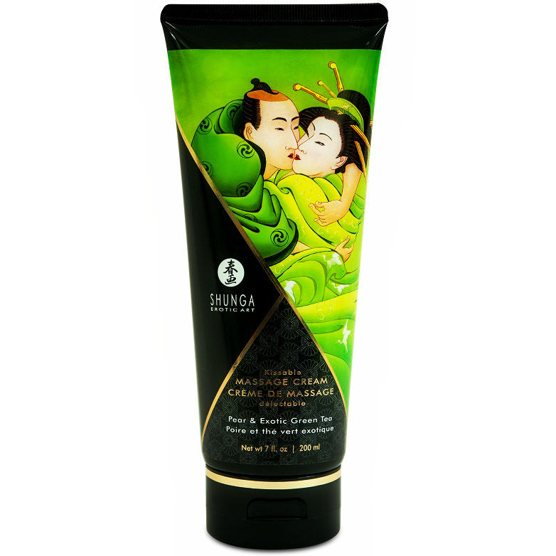 Crema de Masaje Shunga Pera y Té Verde 200ML