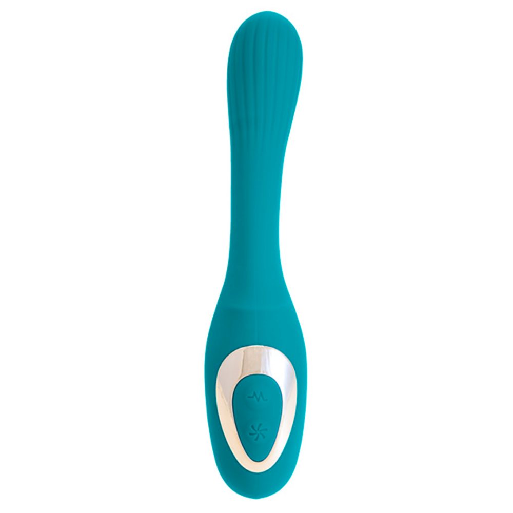 Succionador Vibrador Pleasures Dual Suction Turquesa