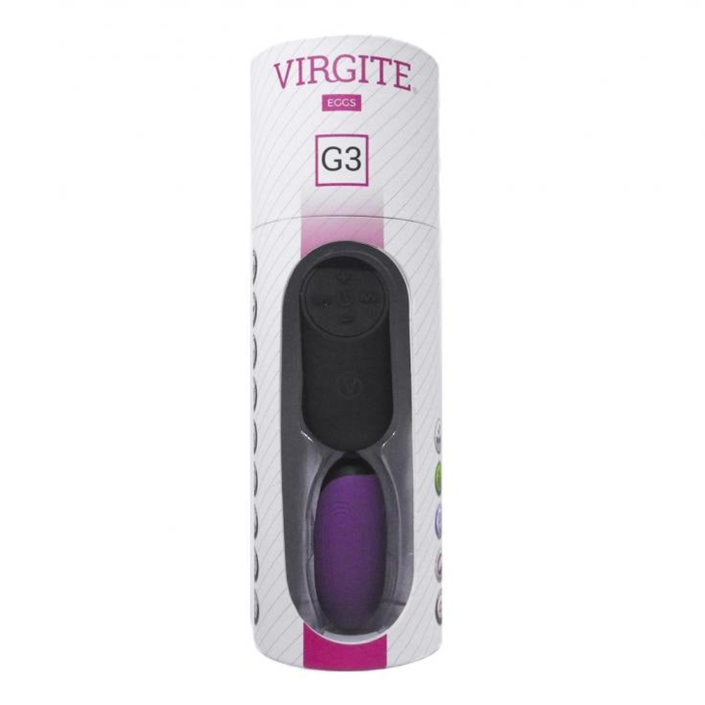 Huevo Vibrador Control Remoto Virgite G3 Violeta