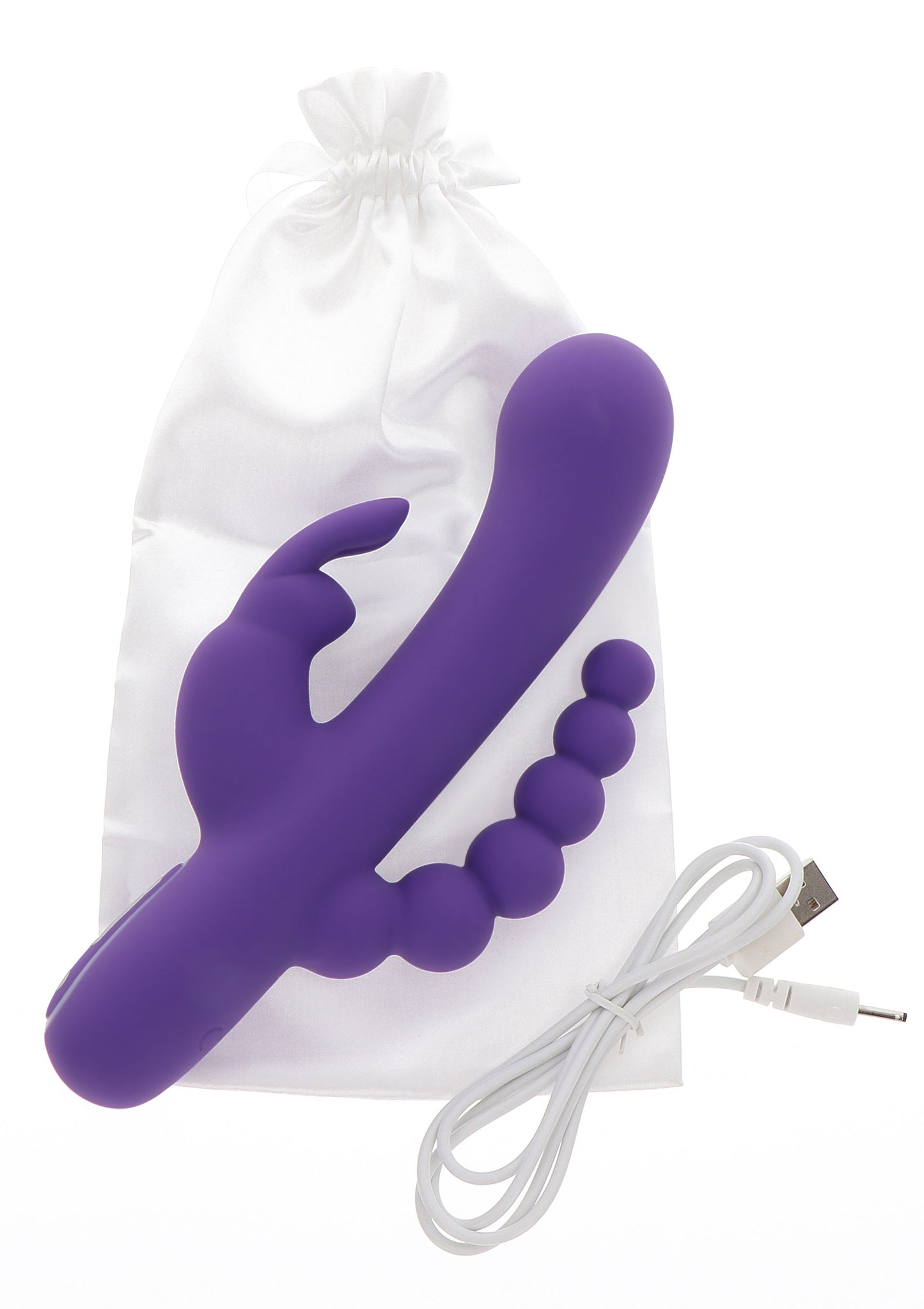 Vibrador con Triple Estimulación Love Rabbits