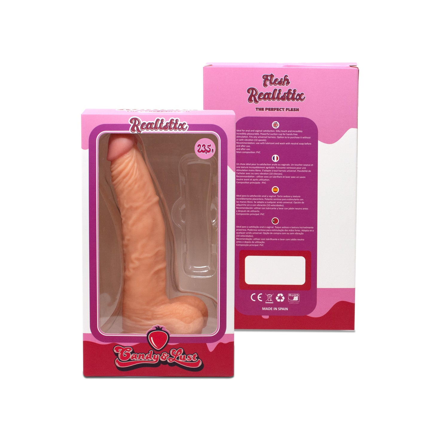 Dildo Candy Lust Realistix 23,5 CM