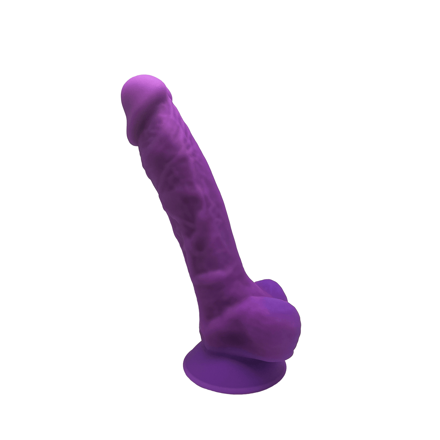 Silexd Dildo Silicona 7" Model 1 Thermo Reactive Purple