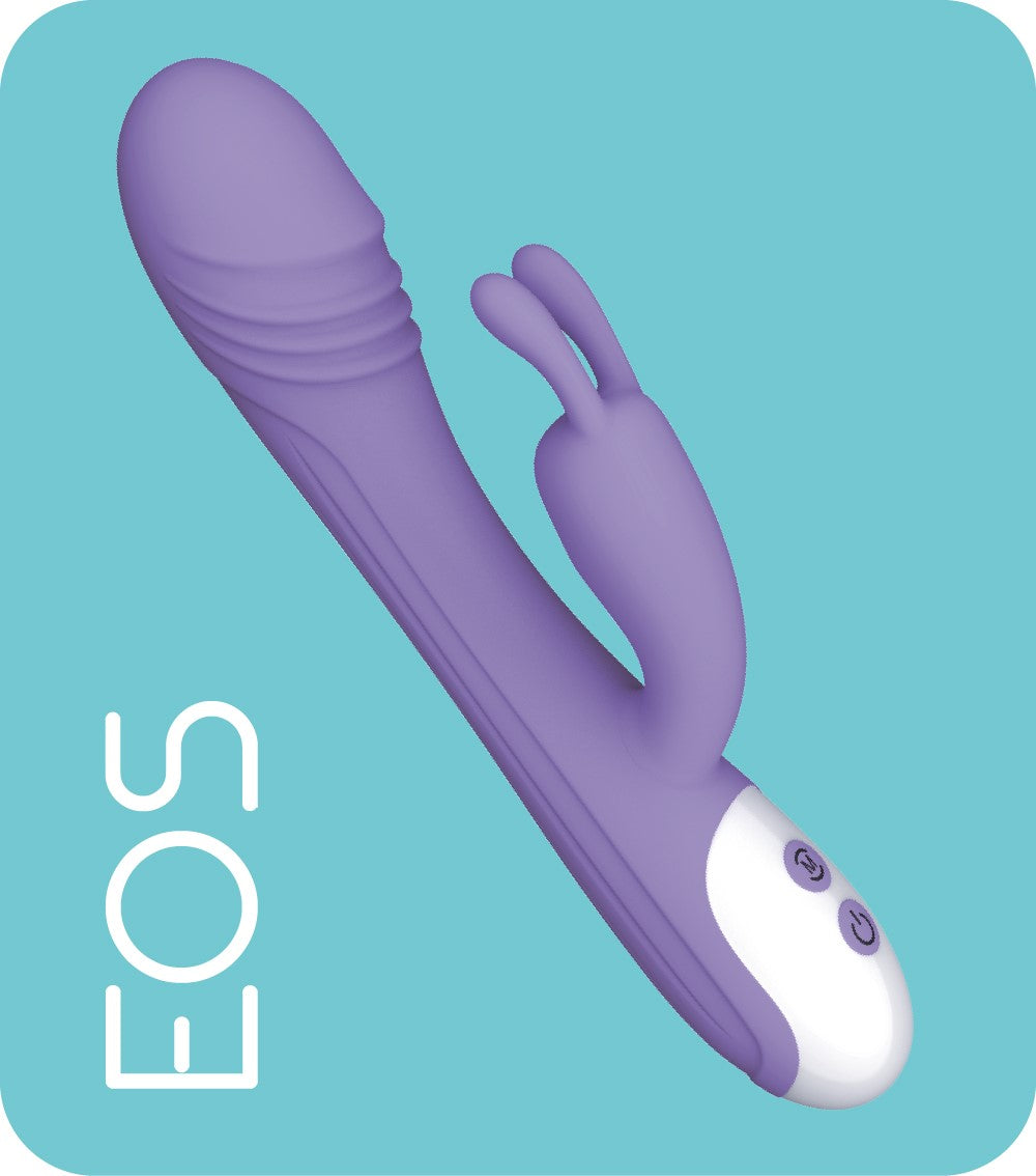 Vibrador Conejito Eos Recargable USB Purple