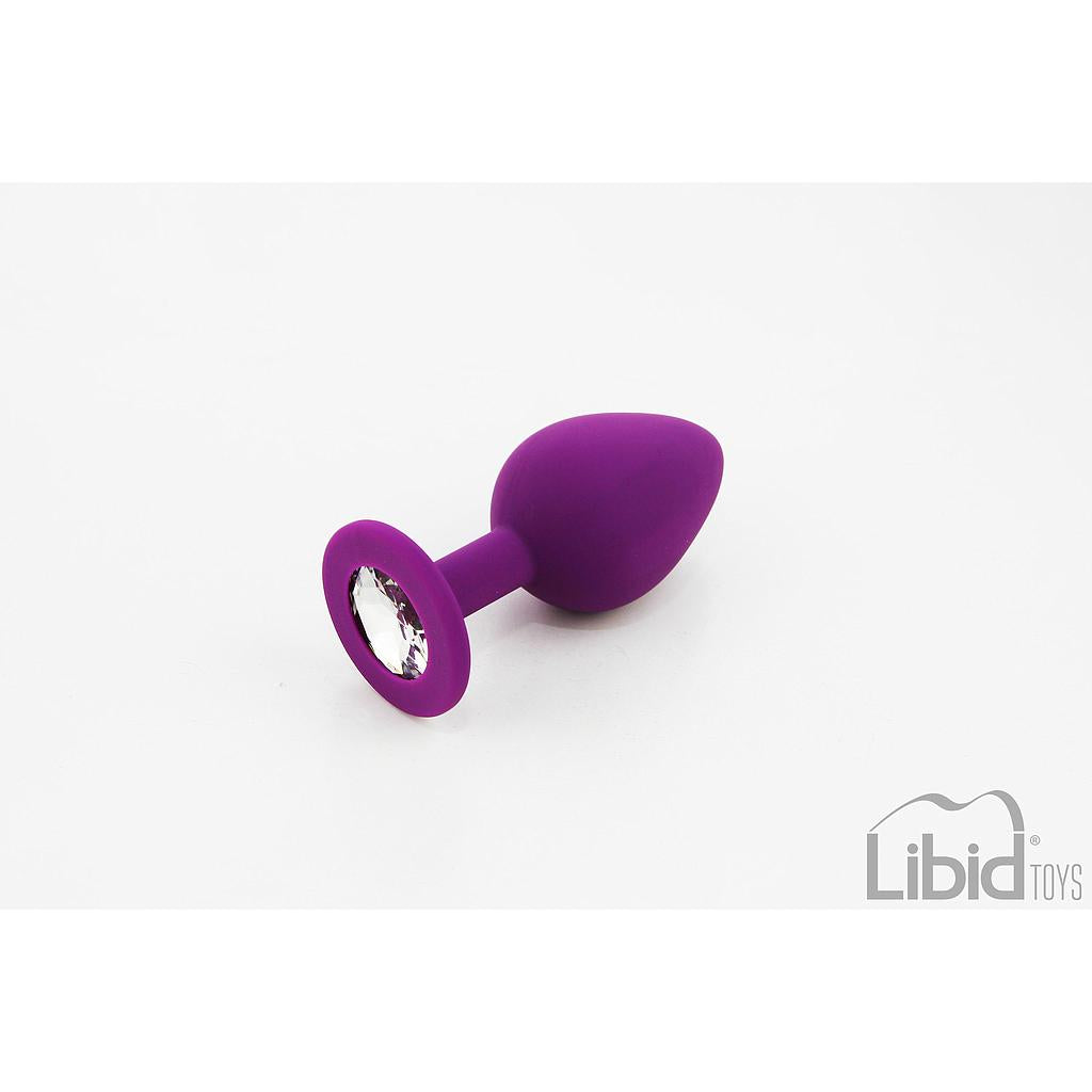 Plug Joya Anal Silicona Violeta M