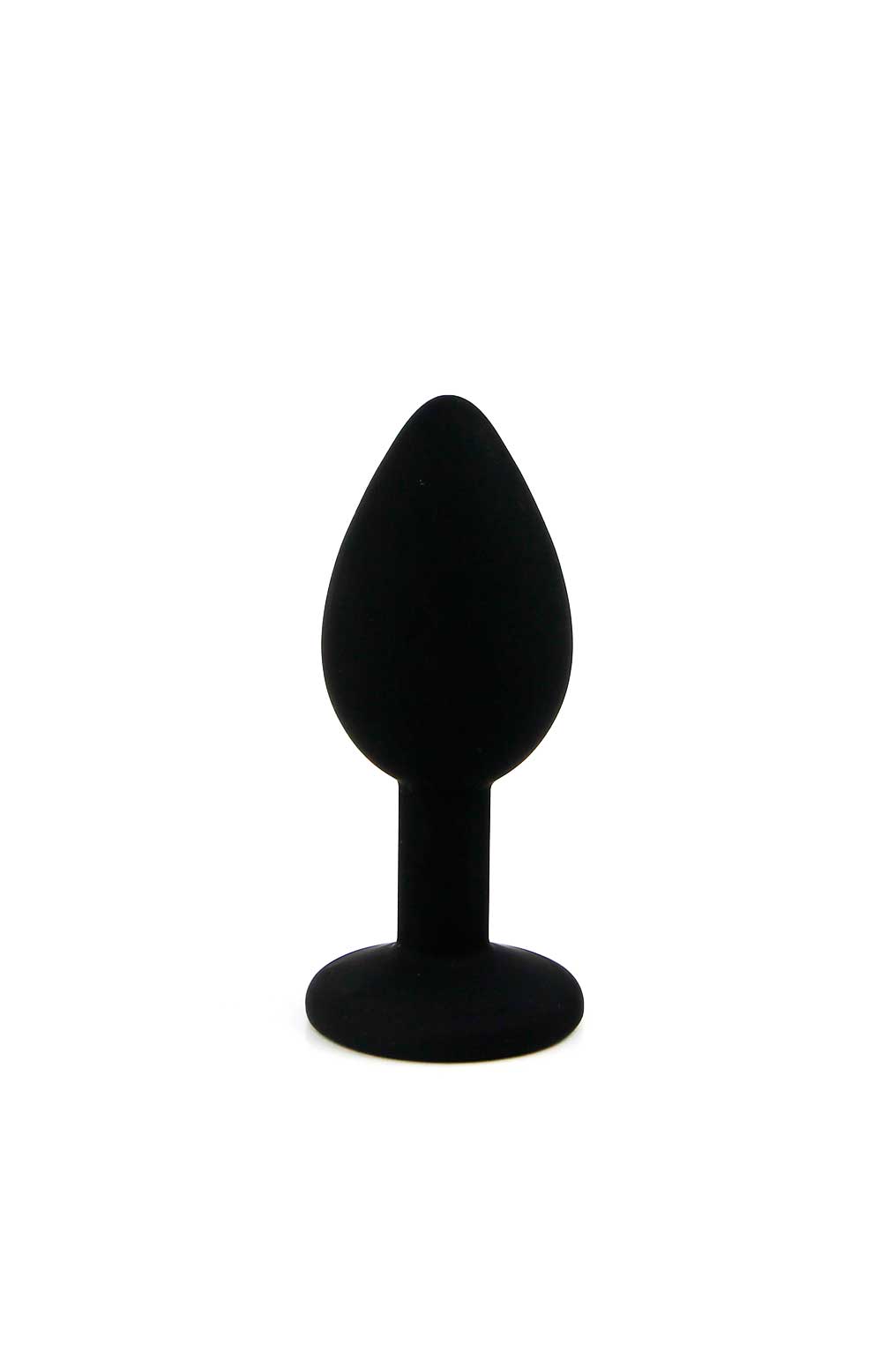 Plug Joya Anal Silicona Negro S