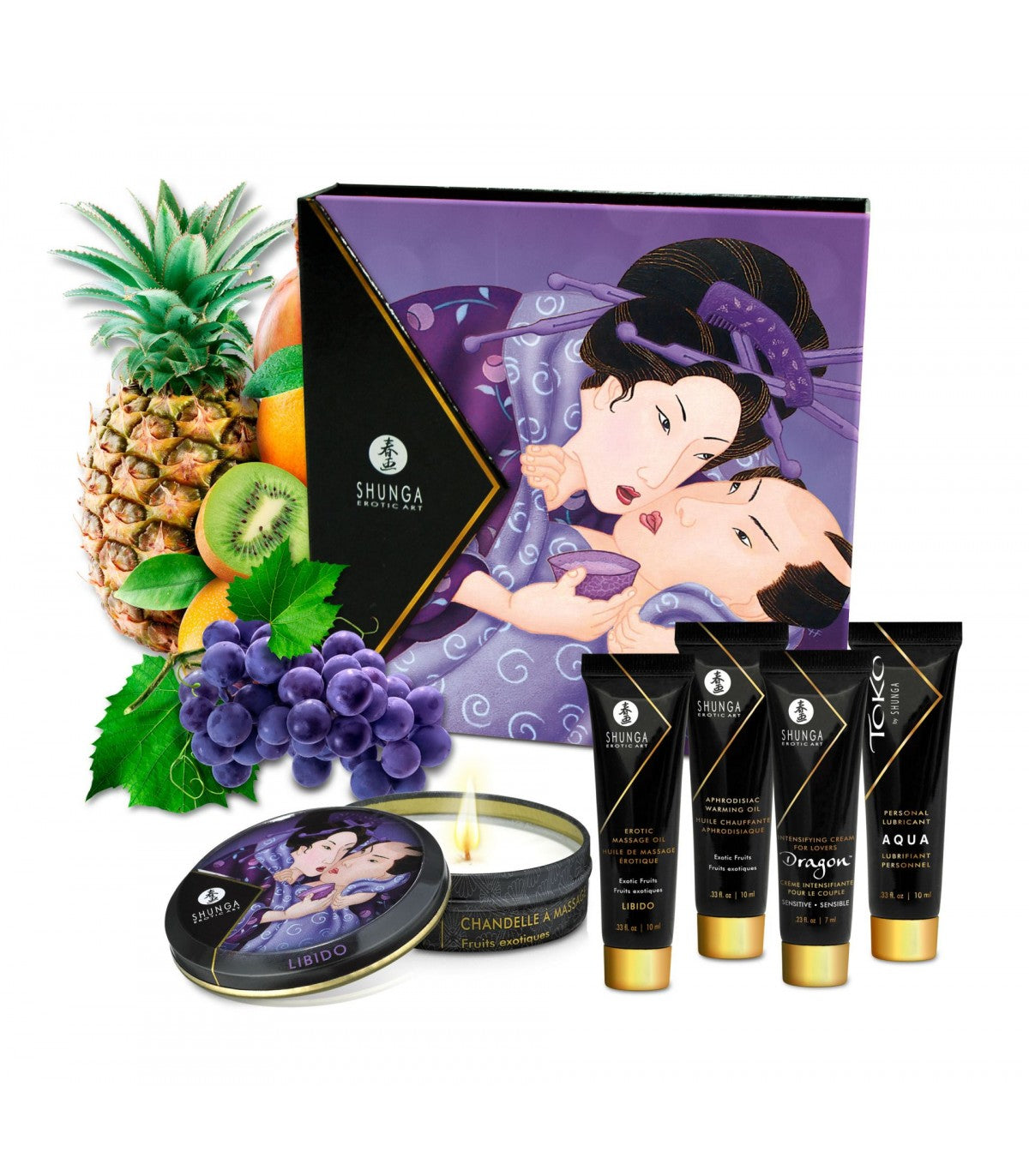 Kit Shunga Secret Geisha Frutos Exóticos