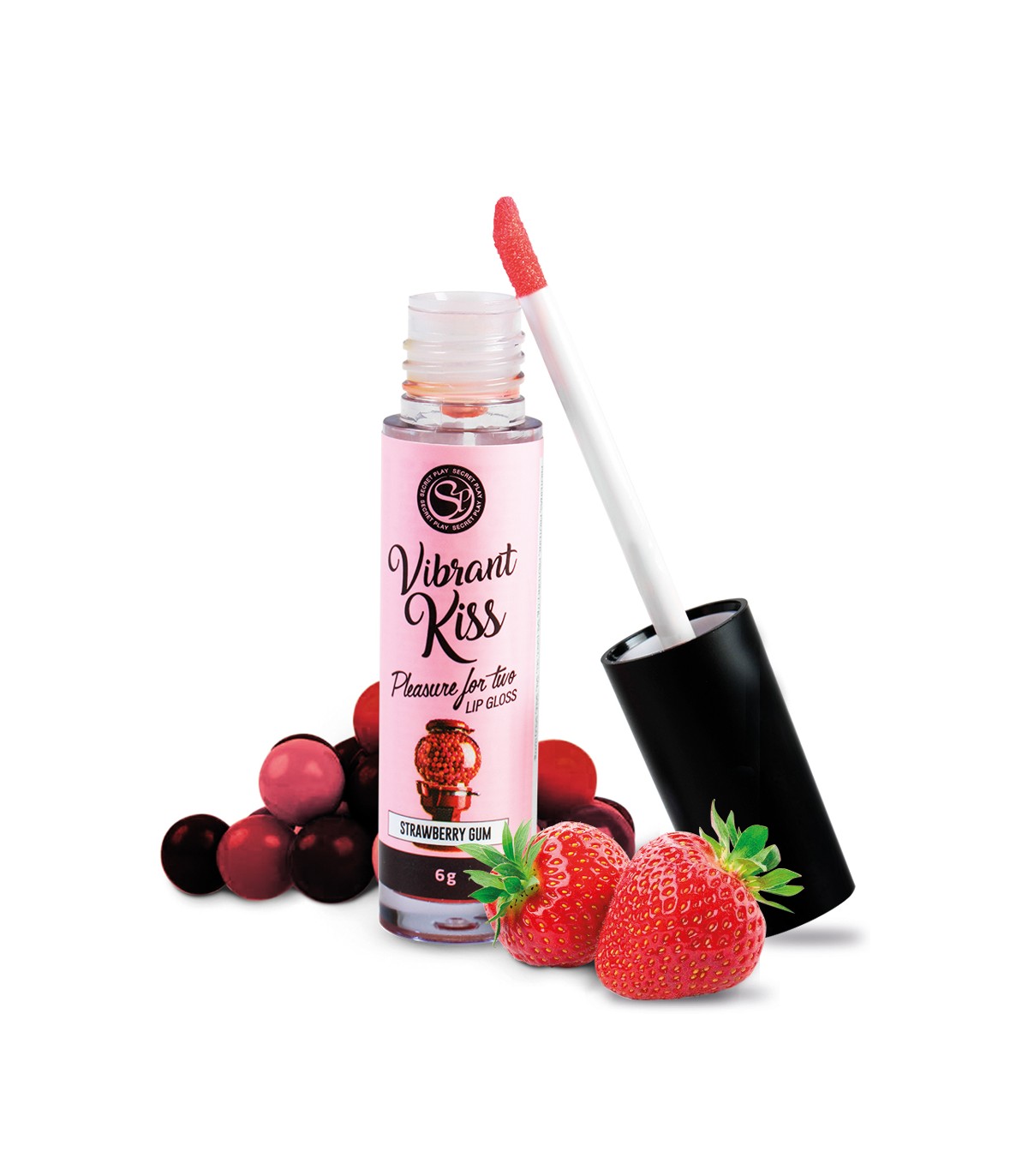 Gloss Labios Besos Vibrantes Chicle Fresa