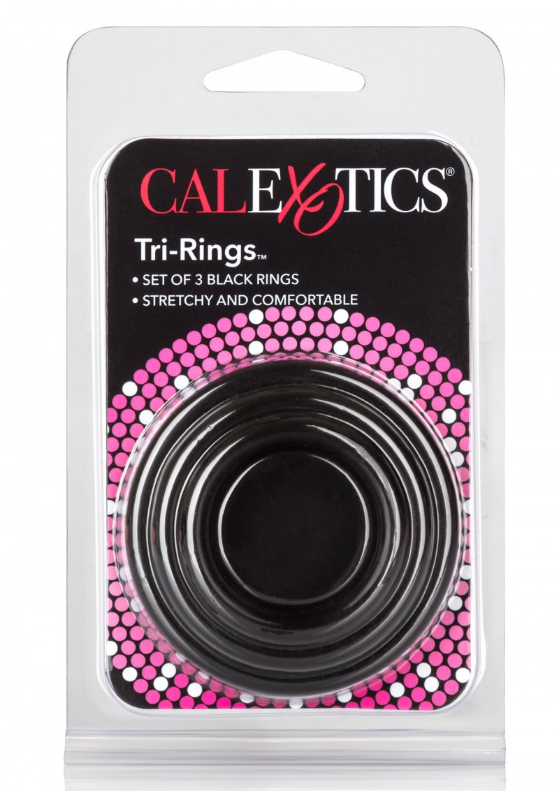 Kit 3 Anillos Negro