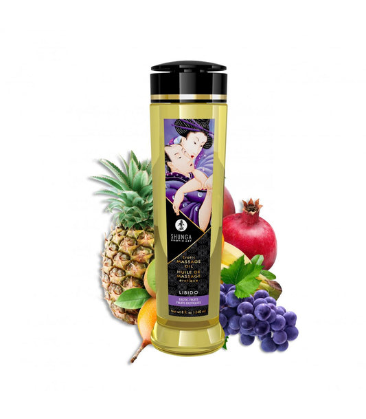 Aceite de Masaje Shunga Libido Frutas Exóticas 240 ML