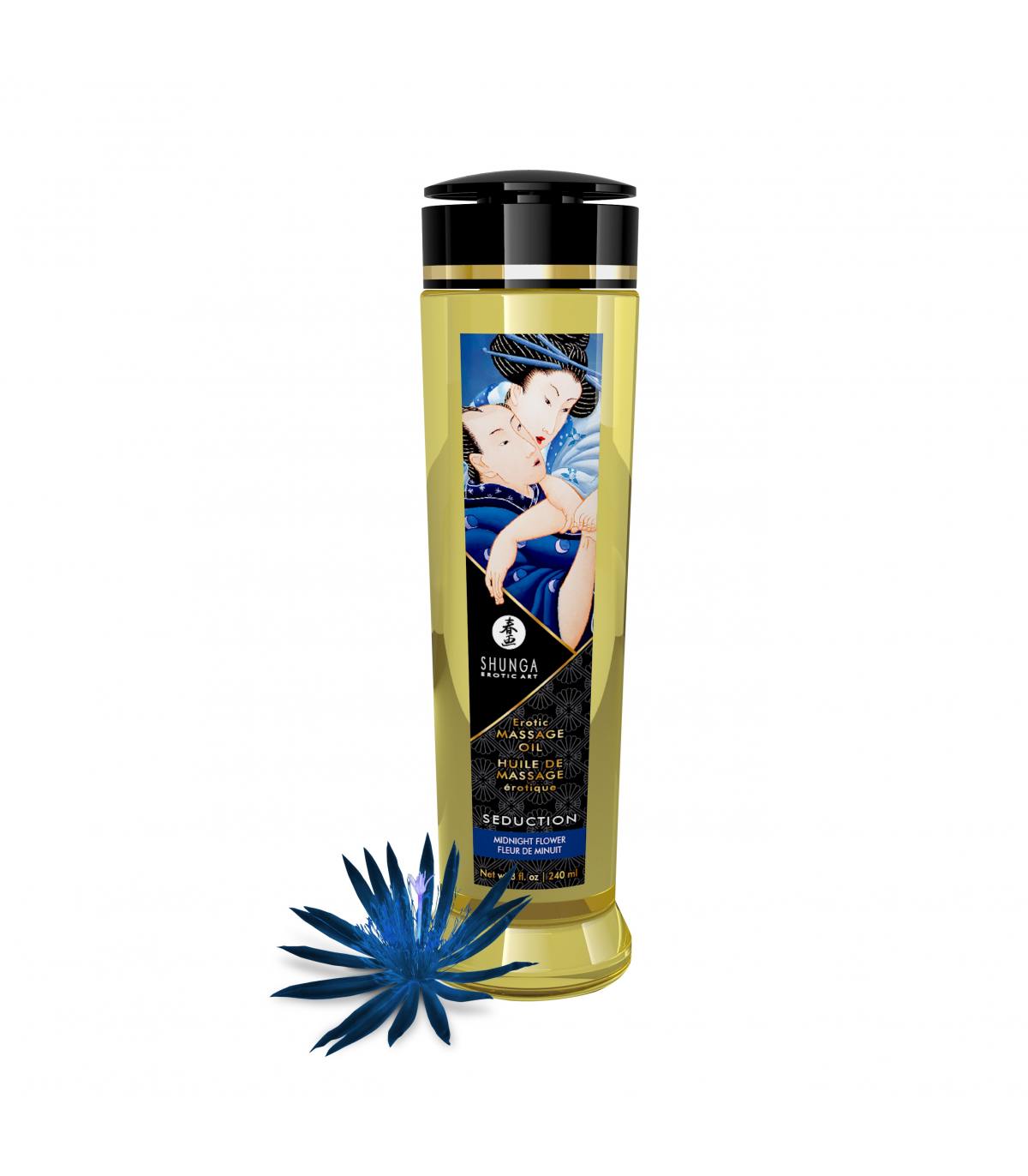 Aceite de Masaje Shunga Seduction Flor de Medianoche 240 ML