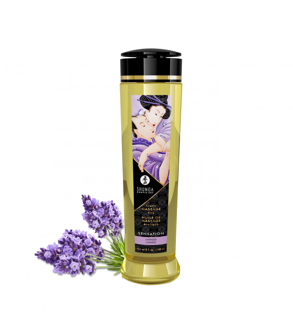 Aceite de Masaje Shunga Sensation Lavanda 240ML