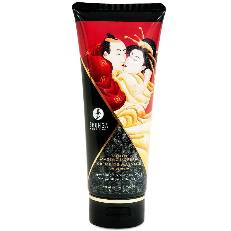 Crema de Masaje Shunga Fresas Champagne 200ML