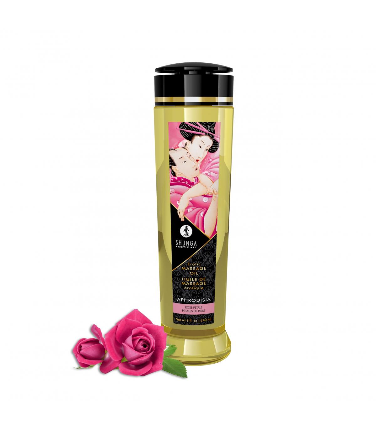 Aceite de Masaje Shunga Aphrodisia Rosas 240 ML