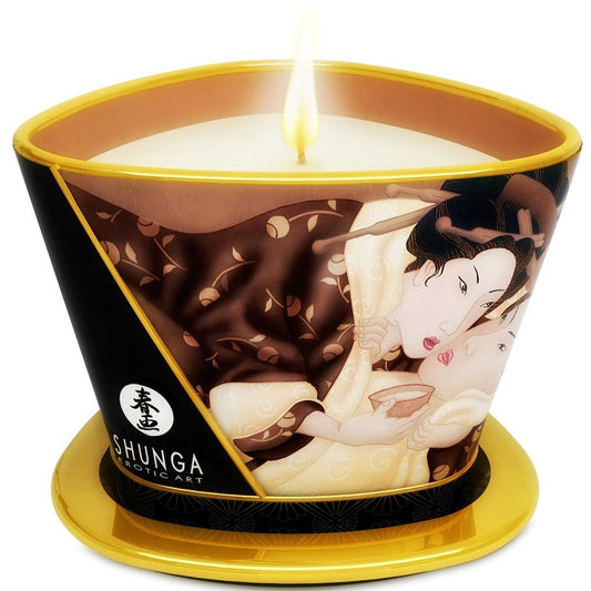 Shunga Vela de Masaje Chocolate 170 ML