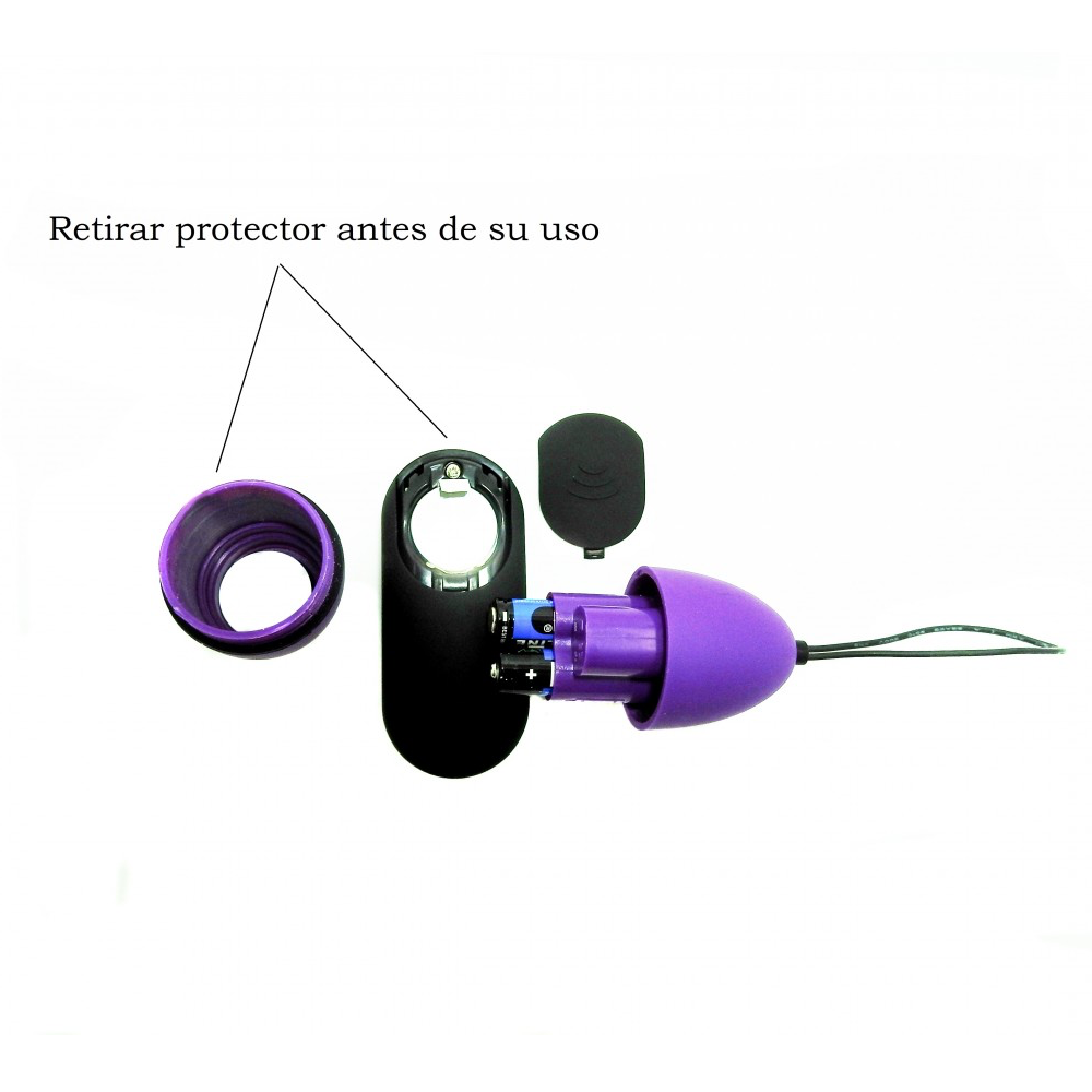 Huevo Vibrador Control Remoto Virgite G2 Morado