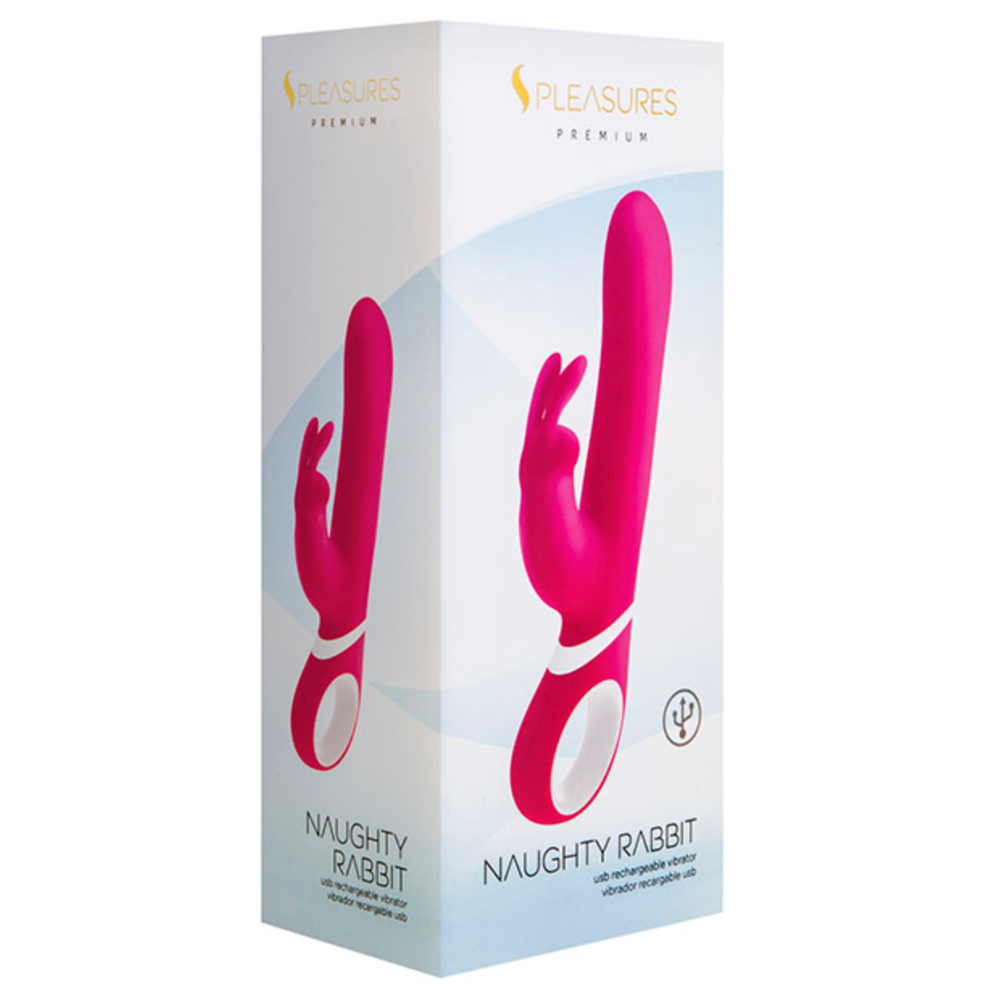 Rotador Vibrador Conejito Rosa