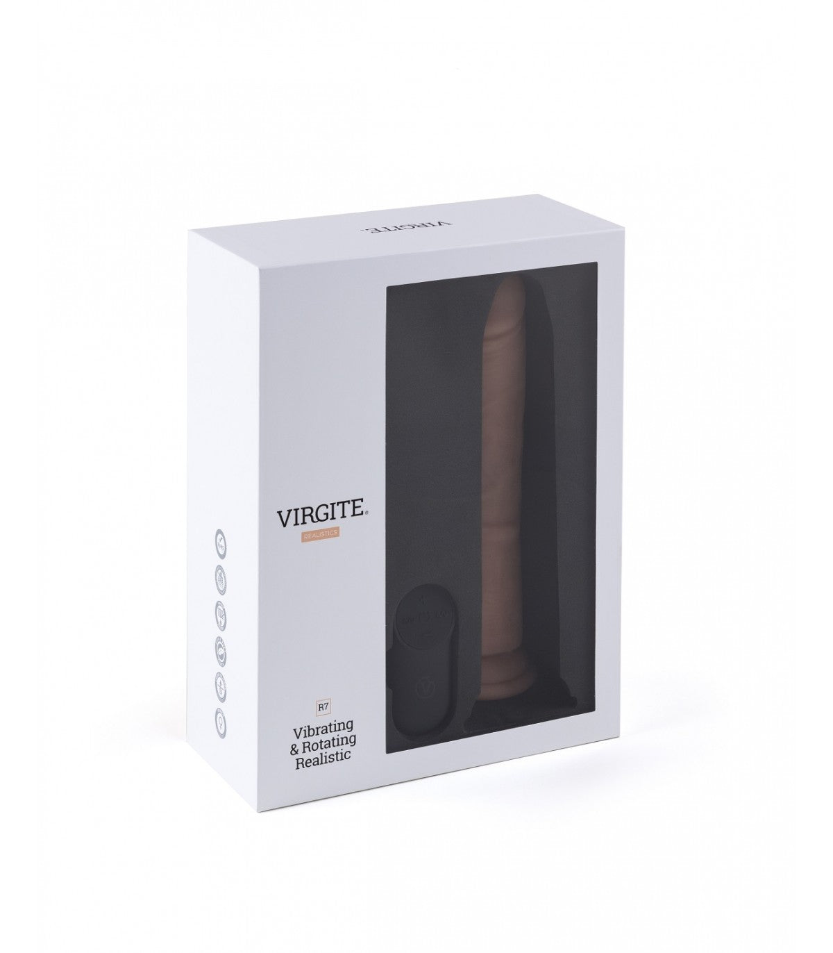 Rotador Vibrador Realista con Control Remoto Recargable R7